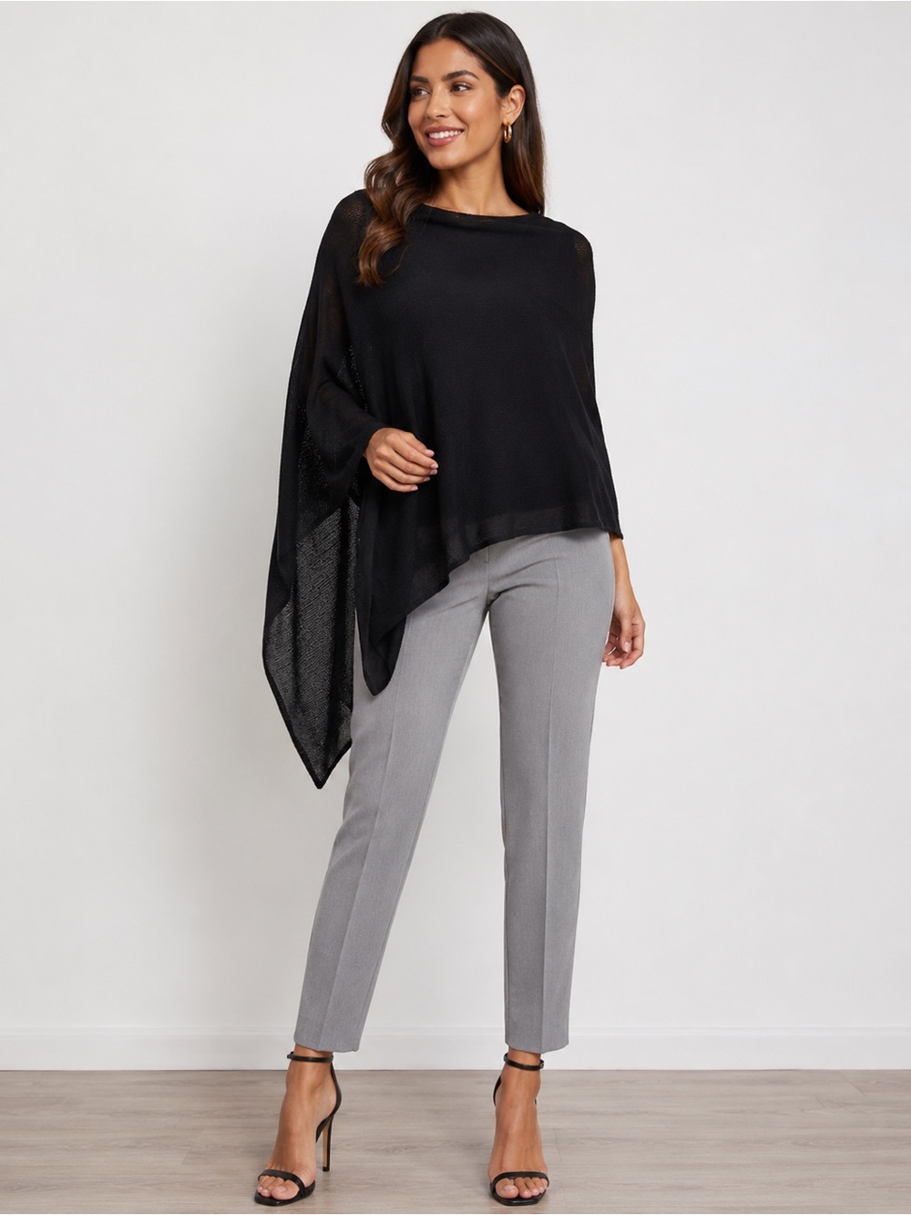 Black lightweight Shawl